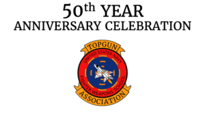 50th Year Anniversary - TOPGUN Association Logo